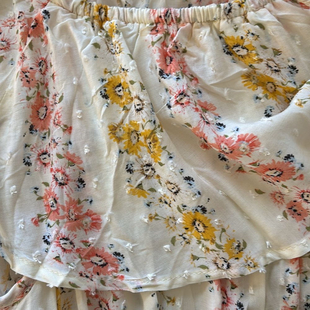 Hem & Thread Ruffle Floral Dress Size S - Picture 6 of 8